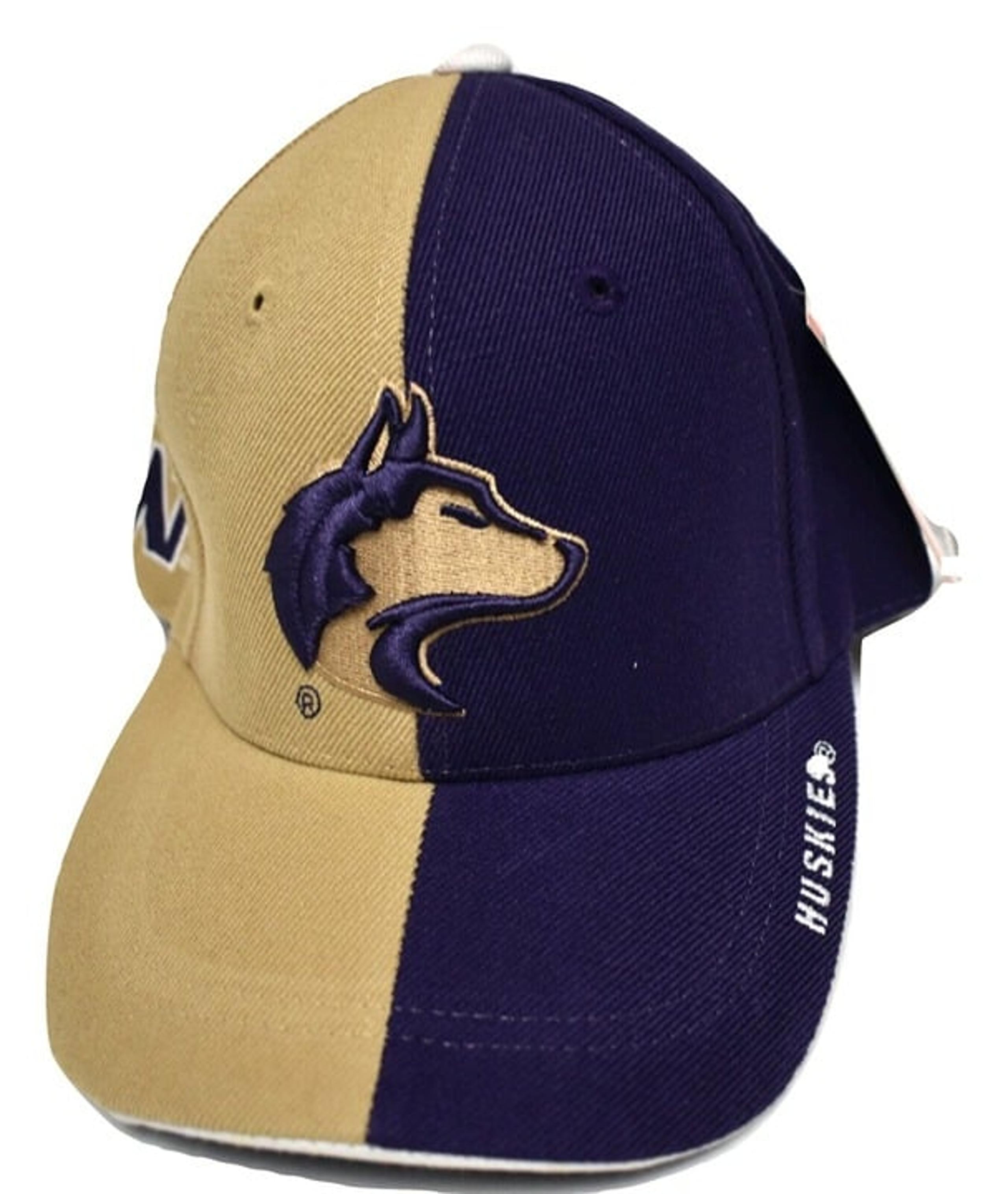 Colosseum Mens Washington Huskies Split Tone Strap-Back Hat Cap New