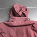 Andrew Marc Women Medium Burgundy Raincoat Jacket Softshell Removable Hood