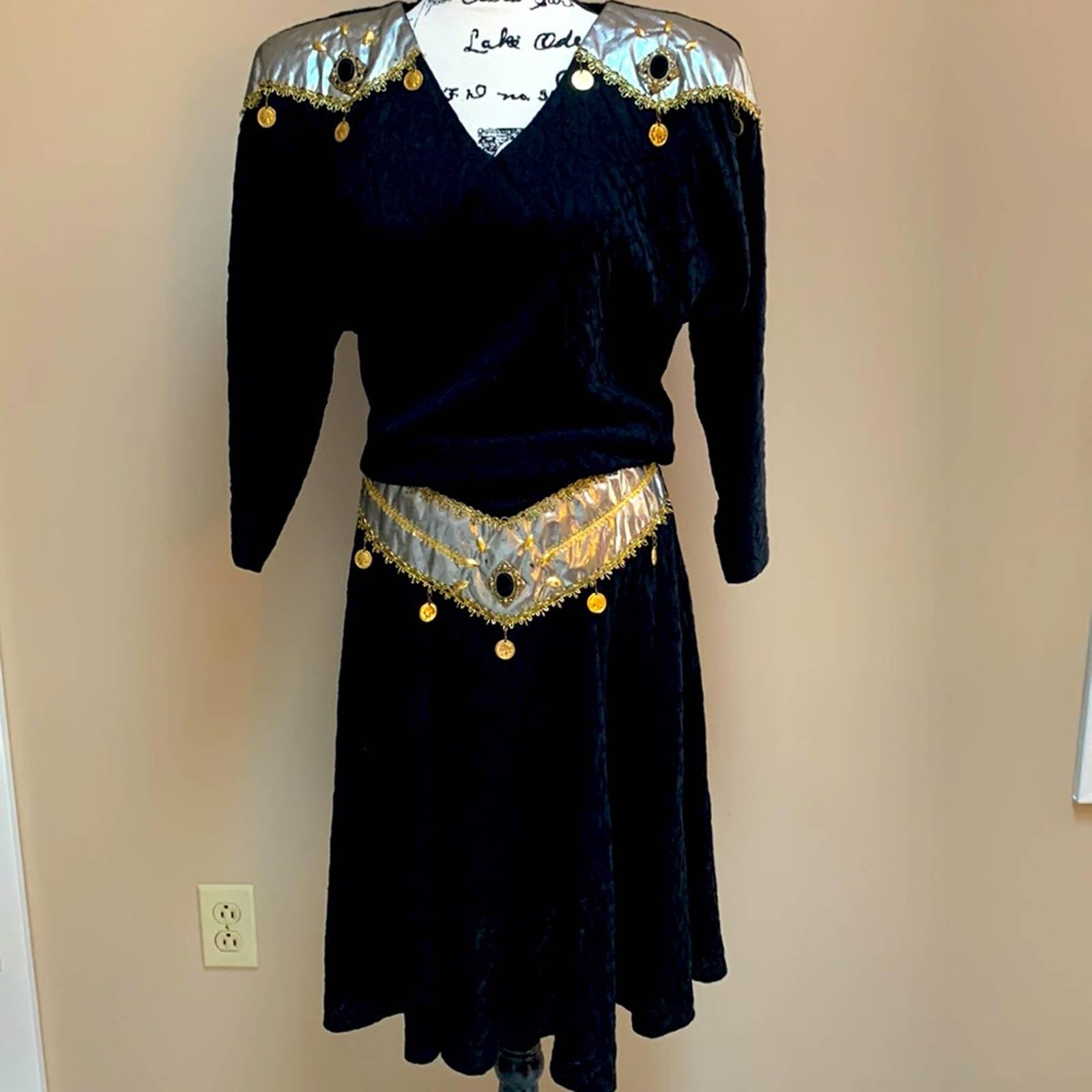 Vintage Or-Lee Two Piece Boho Gypsy Set