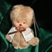 Monchhichi Sweet Brown Keychain (14cm) 5 inch