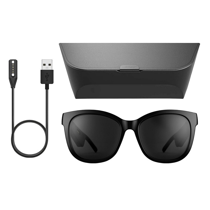 Bose Frames Tenor Rectangular Bluetooth Audio Sunglasses Headphones - Black