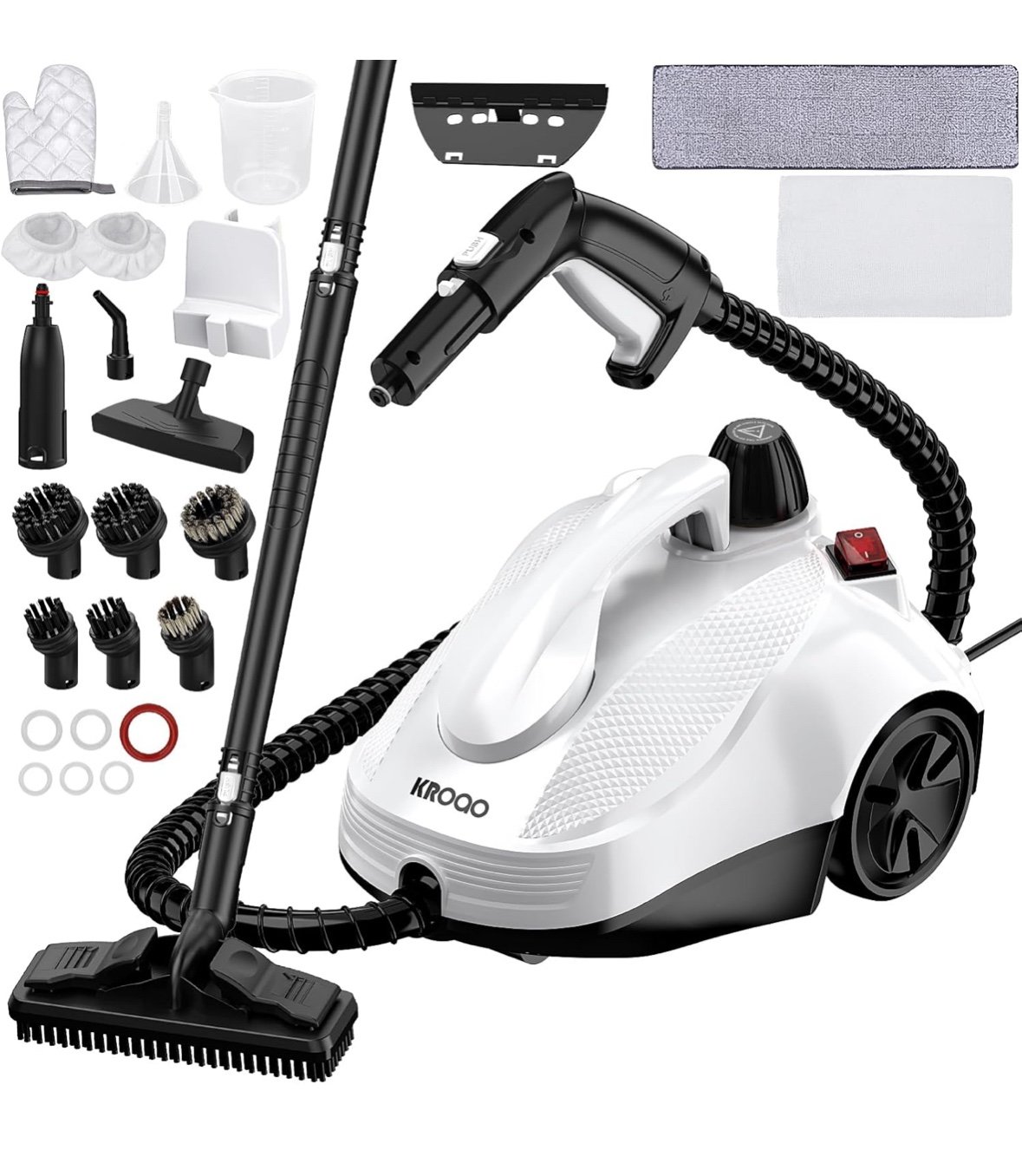 Steam Cleaner, Steam Mop with 23 Accessories, Powerful Multipurpose Portable Ste