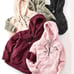 Vs pink cheetah Sherpa hoodie