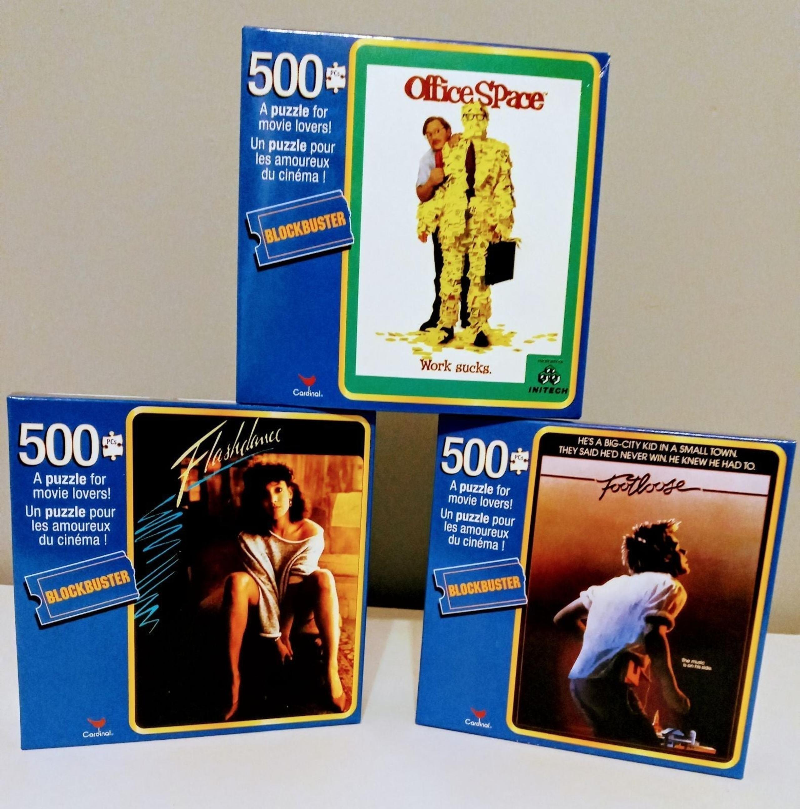 Lot of 3 NEW 500 piece Blockbuster Movie