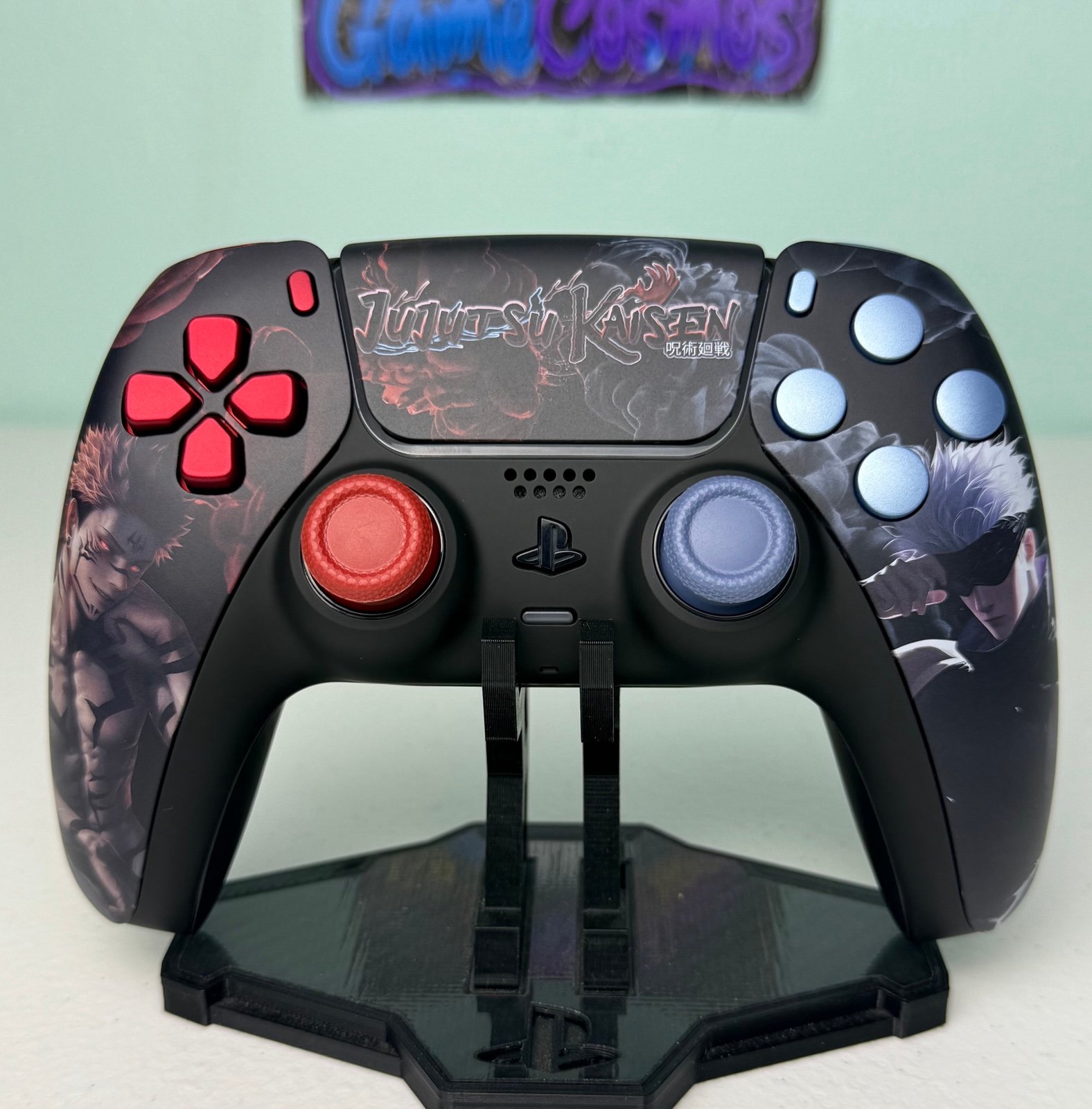 Jujutsu Kaisen Gojo VS Sukuna - Custom Wireless Controller for PS5 Or PC