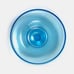 Blue Stretch Glass Compote