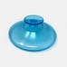 Blue Stretch Glass Compote
