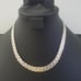 Sterling Silver 925 Braid Weave Herringbone Necklace