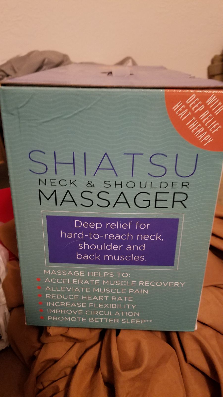 Shiatsu Massager for neck and back with