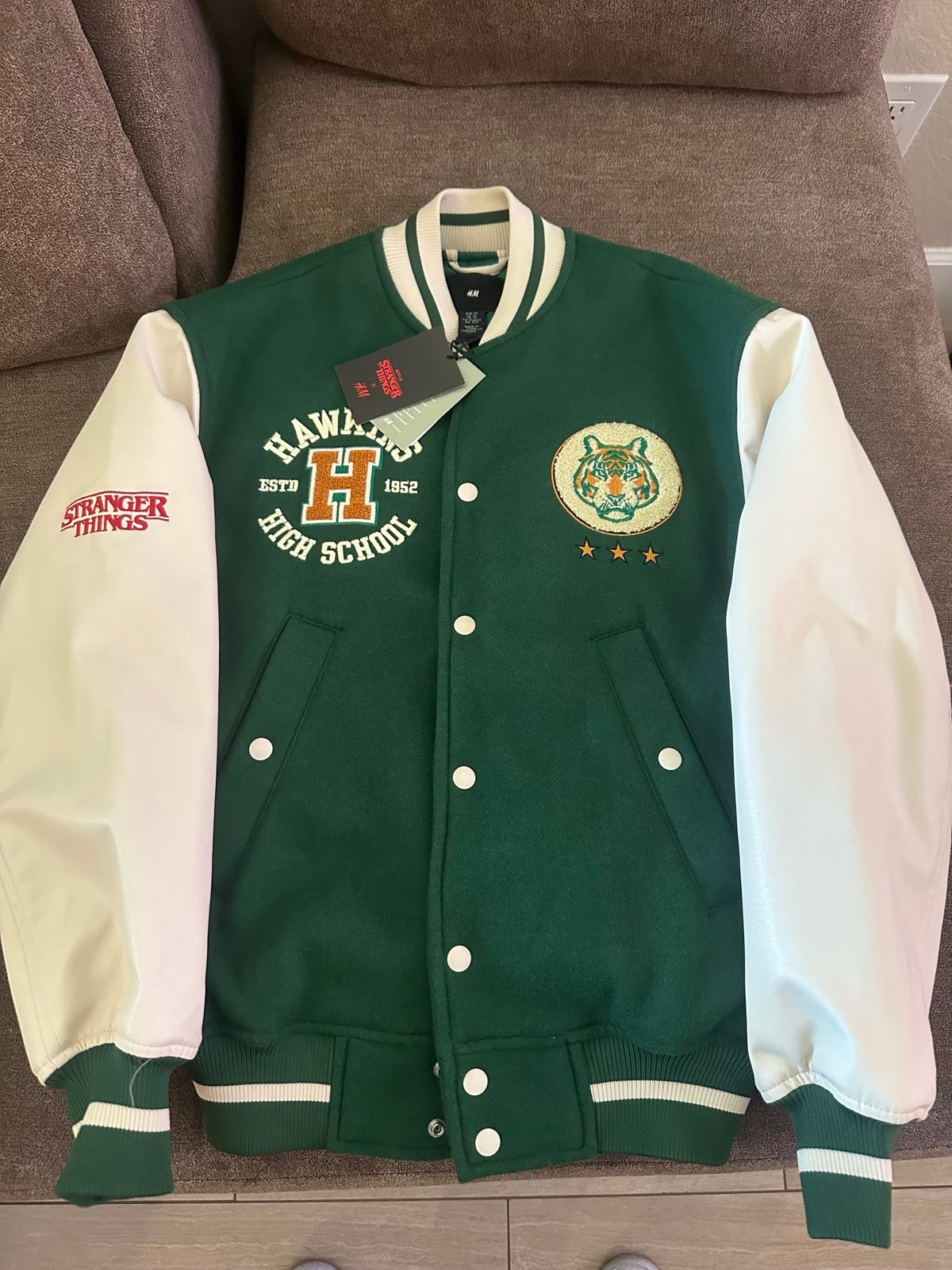 Stranger Things Varsity Jacket H&M Exclusive