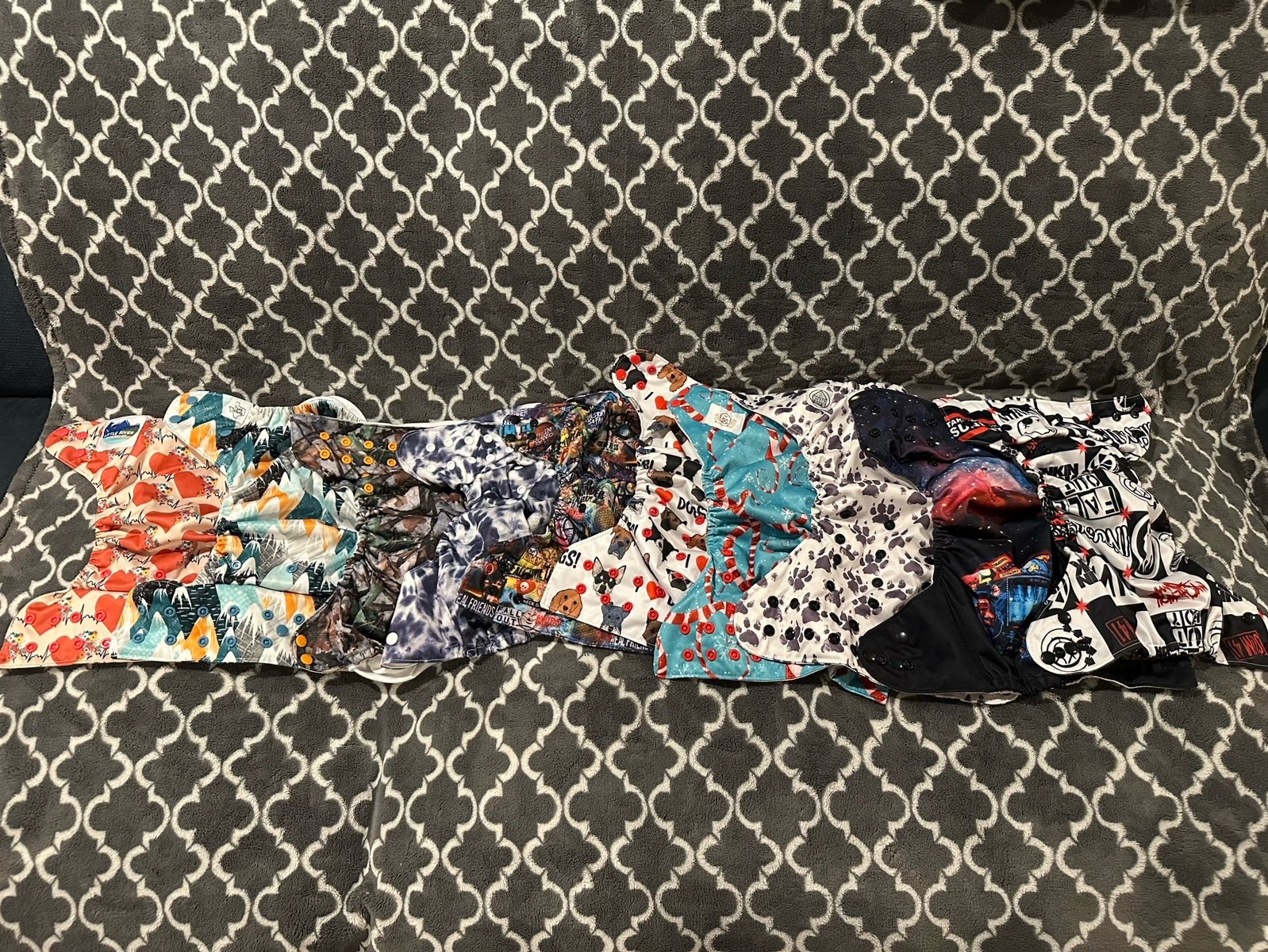 NEW diapers - only washed never used