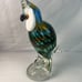9 Inch Art Glass Handblown Glass Murano Style Owl Figurine
