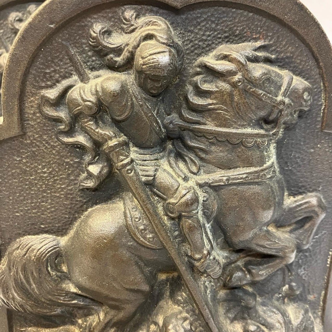 St George Dragonslayer bookends
