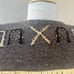 Vintage wool vest Southwest Mexican theme leather fringe beaded Oaxaca on back S