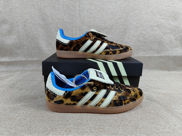 Adidas Samba Pony Wales Bonner Leopard Classic Fashion Sneakers Size 6