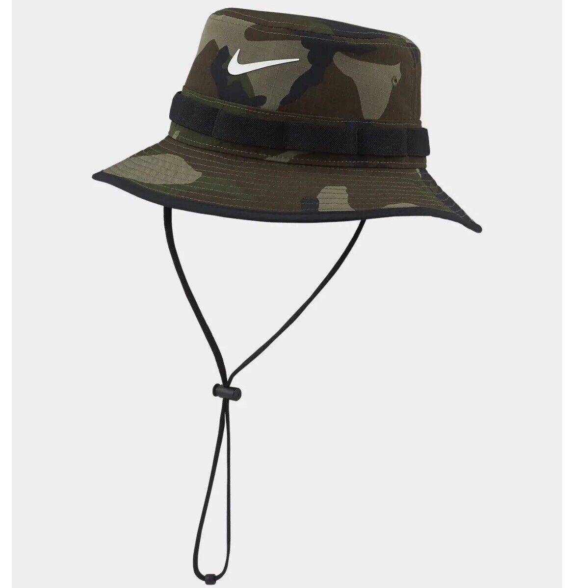 Nike DM3331-222 Adult Unisex Adults M/L Olive Camo DRI-FIT Bucket Hat Camouflage