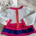 Catimini Girl’s Dress Embroidered. Designed in France. Size 3mn. NWT!