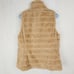 Be Boundless womens tan faux fur puffer reversible vest Size medium