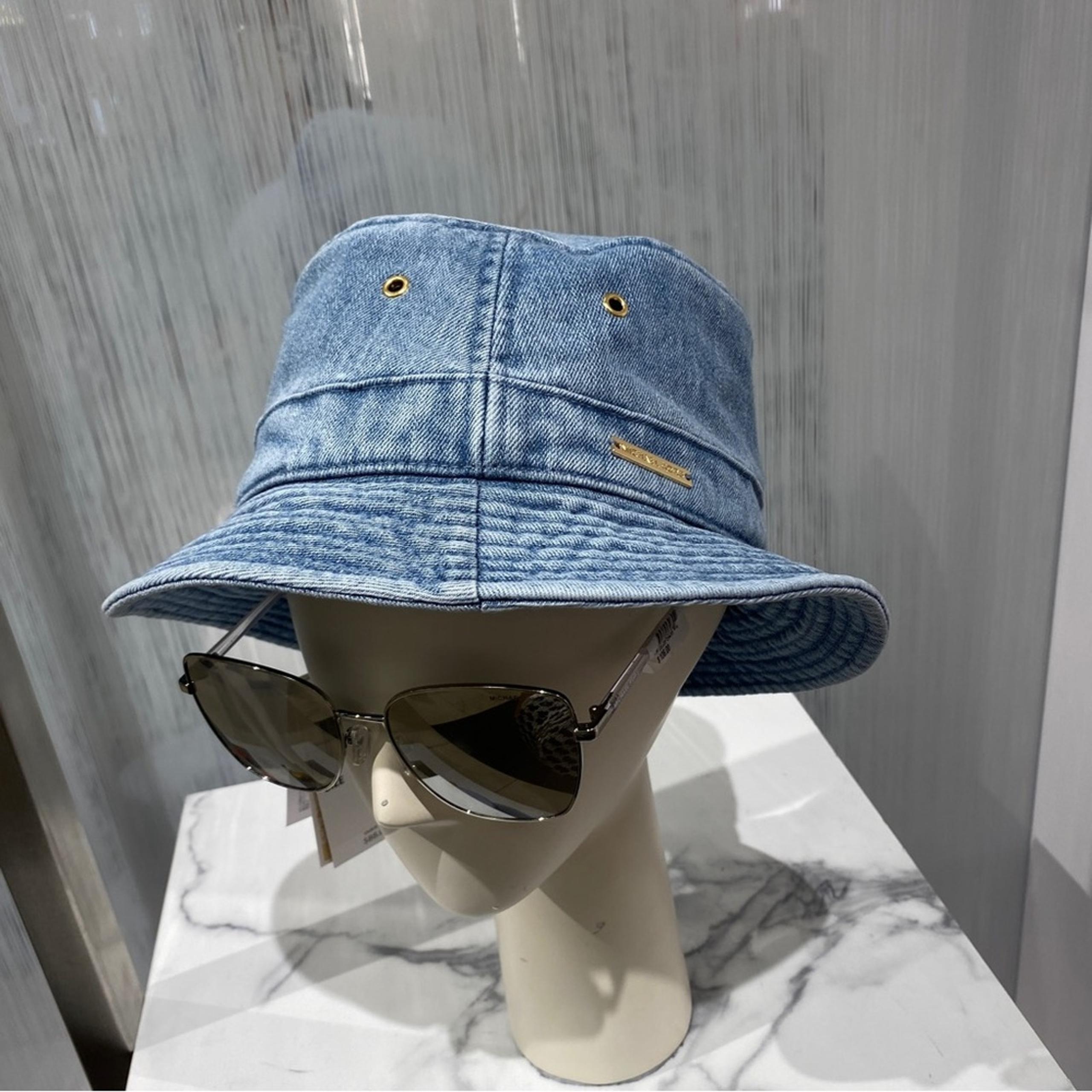 MICHAEL KORS Women's Bucket Hat Sunfade Wash MK LOGO OS NEW $88