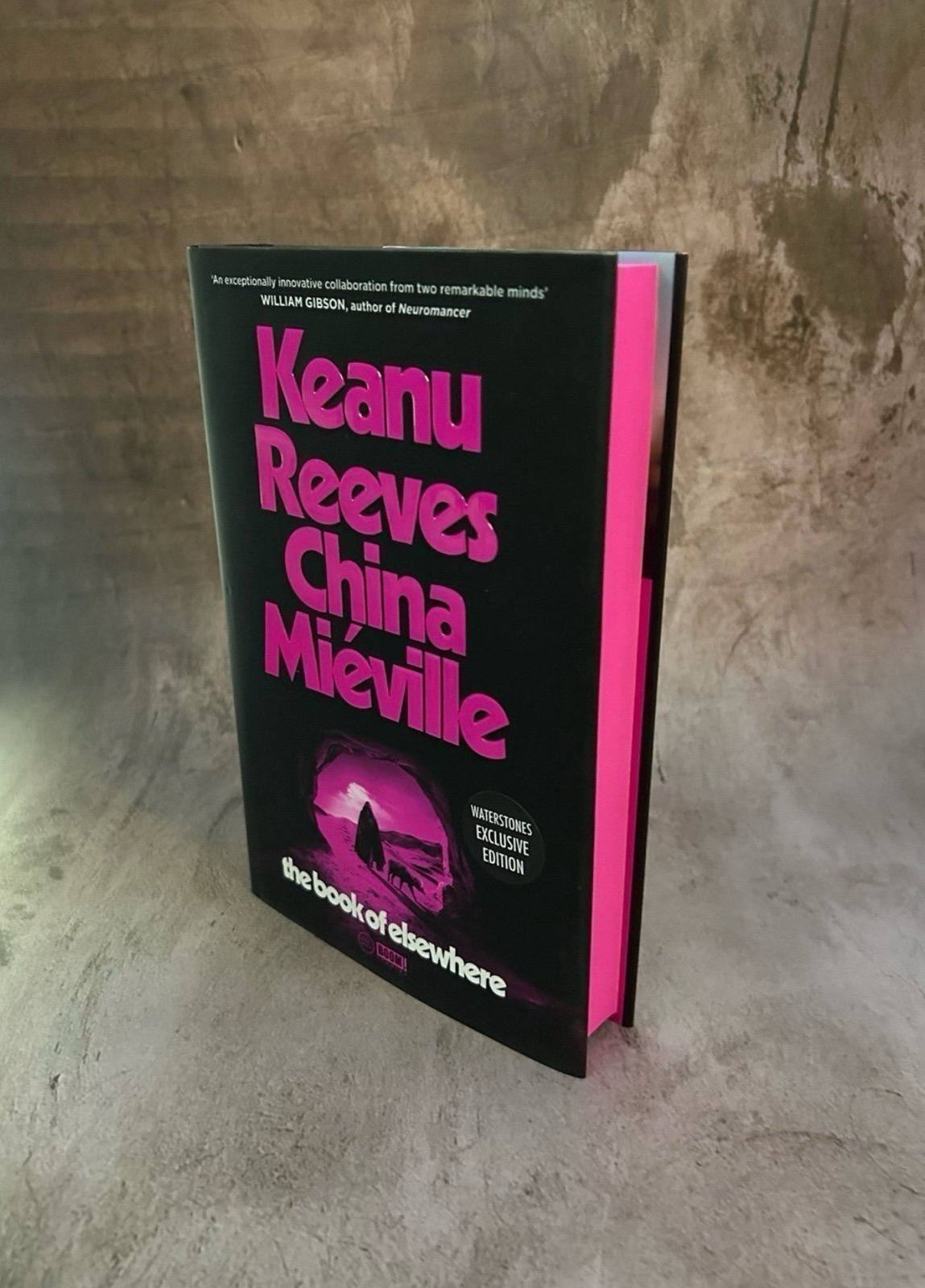 Book of Elsewhere by Keanu Reeves & China Miéville *sprayed edges*