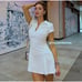 ZARA BLOGGER FAVE!!! Short Dress with Box Pleats NWT (L)