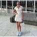 ZARA BLOGGER FAVE!!! Short Dress with Box Pleats NWT (L)