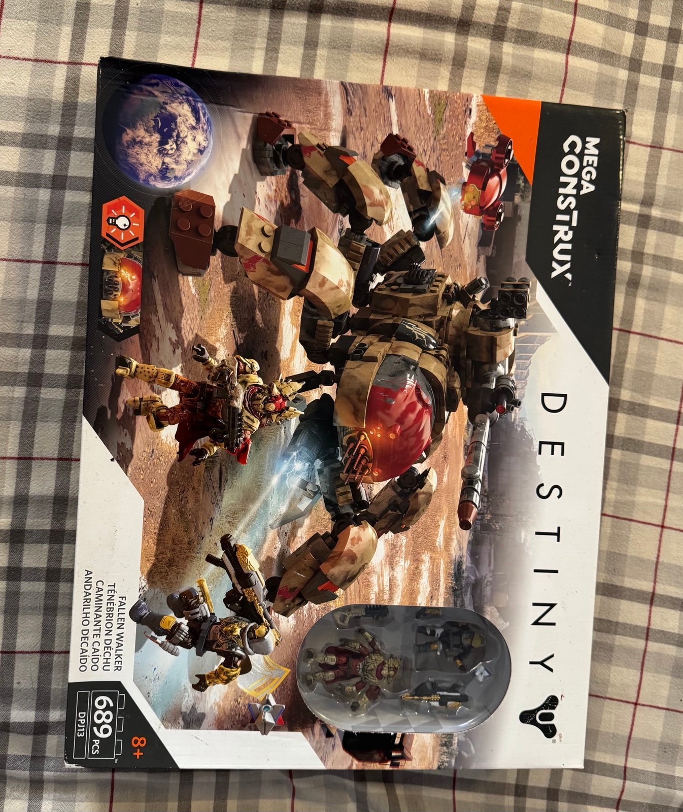 NEW SEALED MEGA CONSTRUX DESTINY FALLEN WALKER RETIRED BUILDING SET