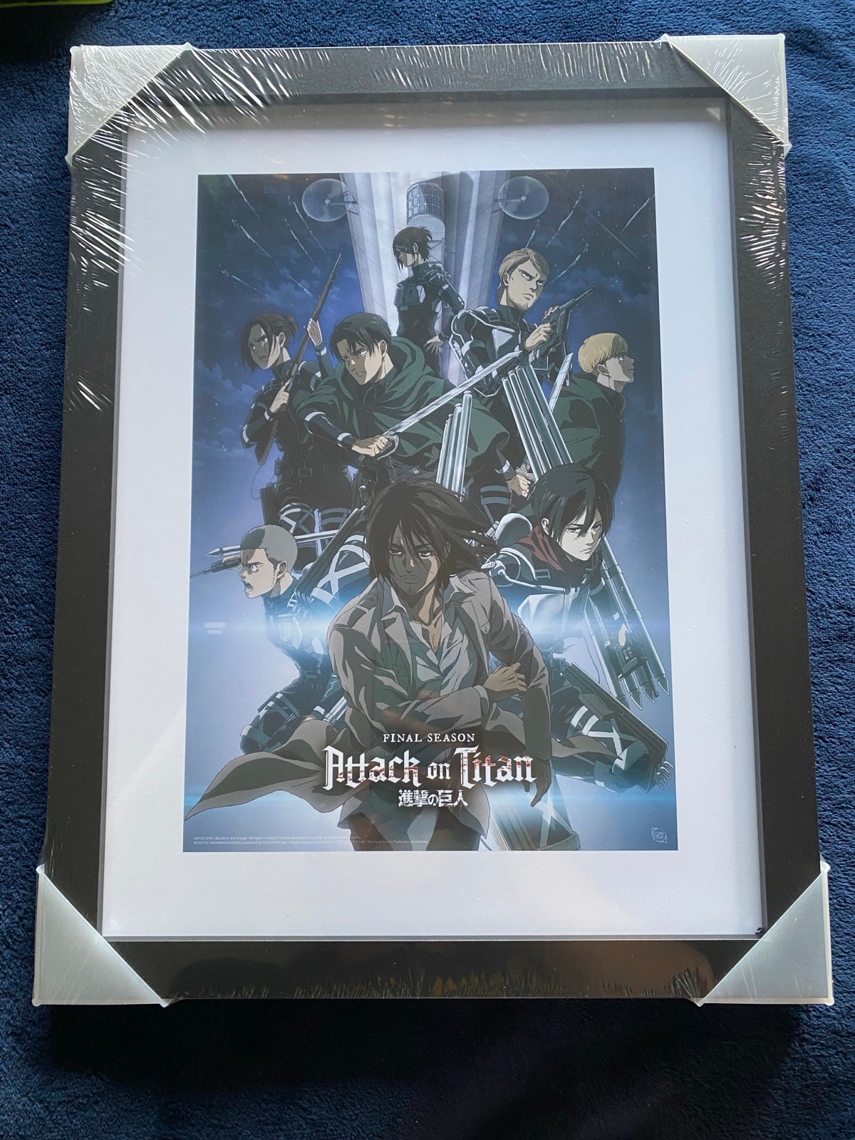 Framed Attack On Titian Final Season poster Brand New!