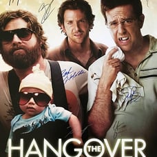 Hangover Signed Movie Poster