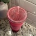 Starbucks Christmas Gradient Pink 24 oz Venti Diamond Studded Cup