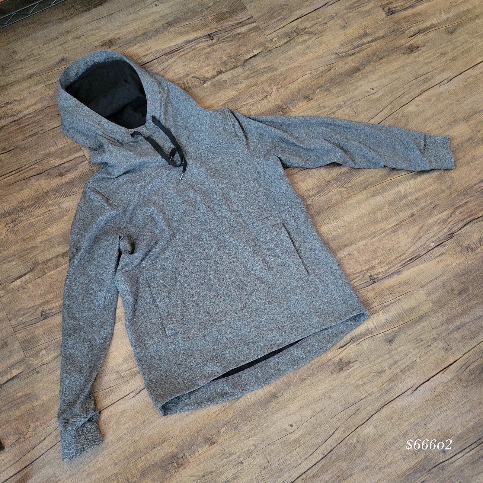 Lululemon Hoodie Pullover Heathered Gray Size 8 (READ)