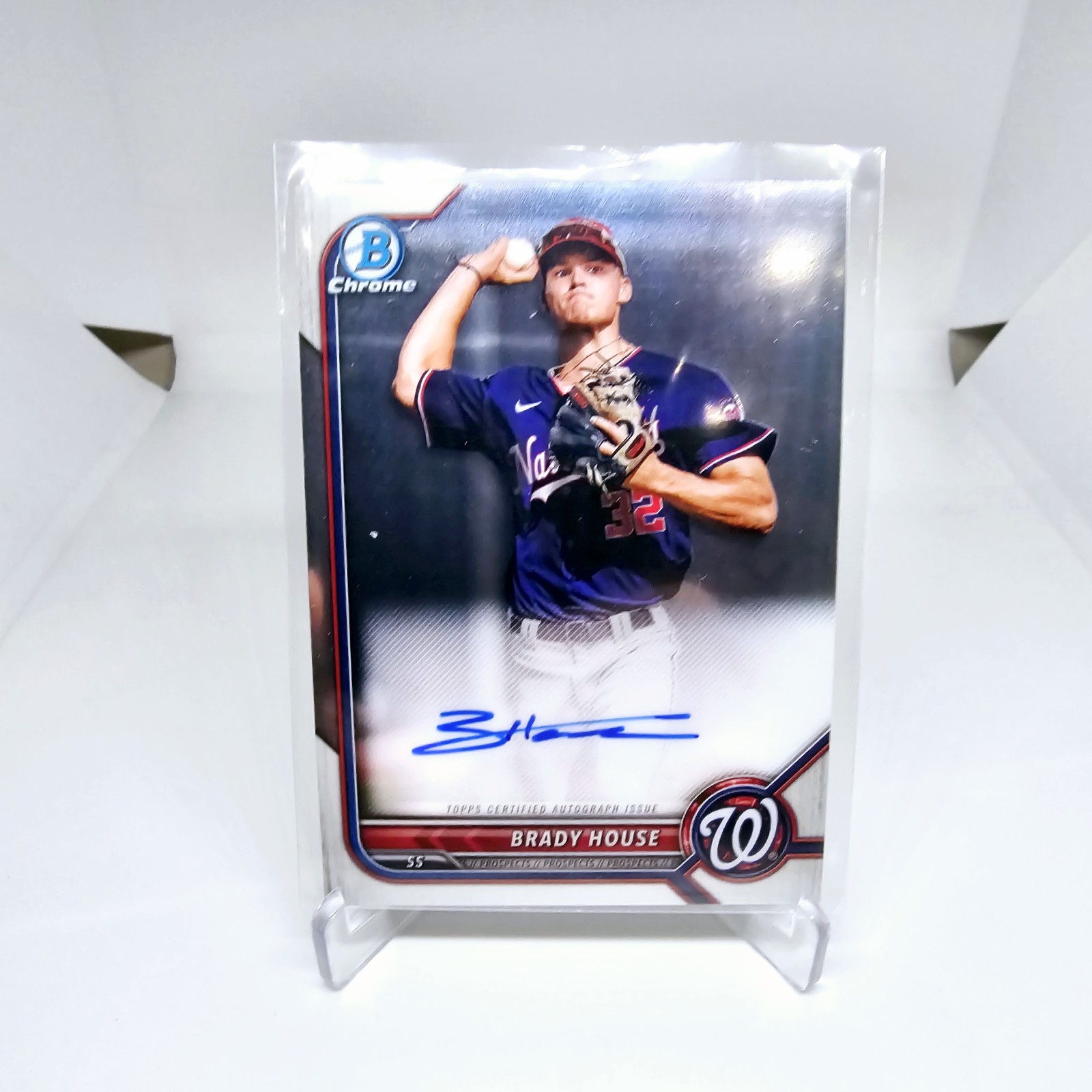 Brady House Nationals Bowman Chrome Autograph RC
