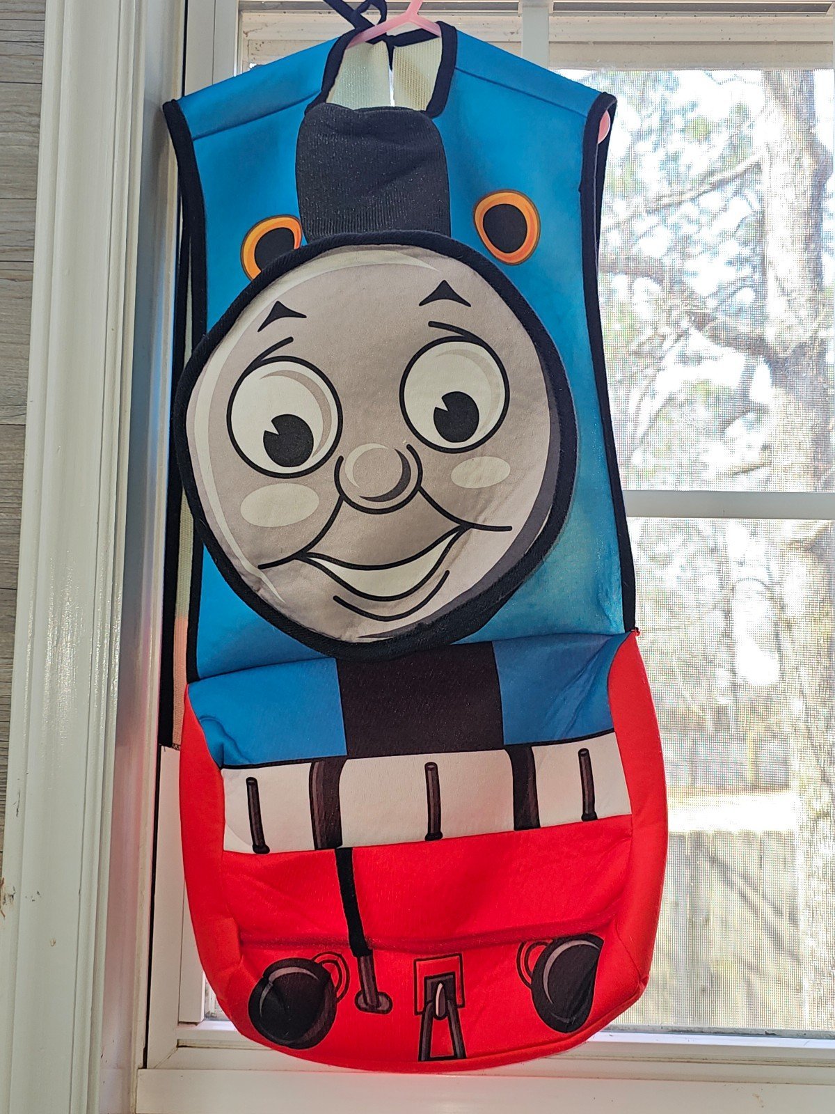 Thomas the Train Engine Halloween Costume 3D Face Y2k Child Size 4-6 Small Vtg