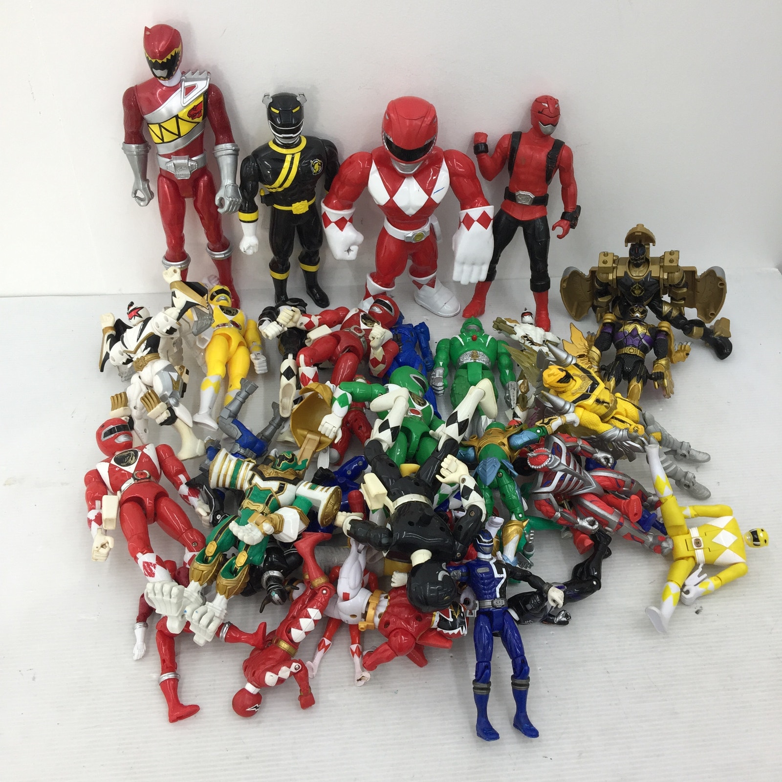 VTG & Modern LOT 10 lbs Mighty Morphin Power Rangers Action Figures Toys Red
