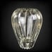 Mikasa Damocles 8.5 Inch Crystal Flower Vase Vertical Cuts Stunning 1990s