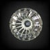 Mikasa Damocles 8.5 Inch Crystal Flower Vase Vertical Cuts Stunning 1990s