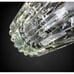 Mikasa Damocles 8.5 Inch Crystal Flower Vase Vertical Cuts Stunning 1990s