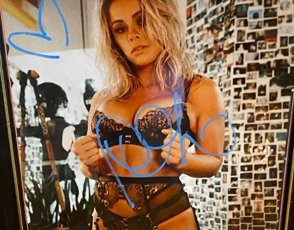 Autographed & Authenticated - Ex-UFC Strawweight Paige VanZant Photo (Framed)