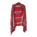 Vintage 80's ECHO Saks Fifth Avenue Red Southwestern Woven Shoulder Wrap Shawl