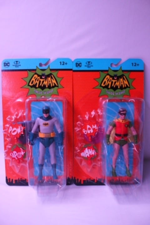 BATMAN CLASSIC TV SERIES FIGURES BATMAN & ROBIN