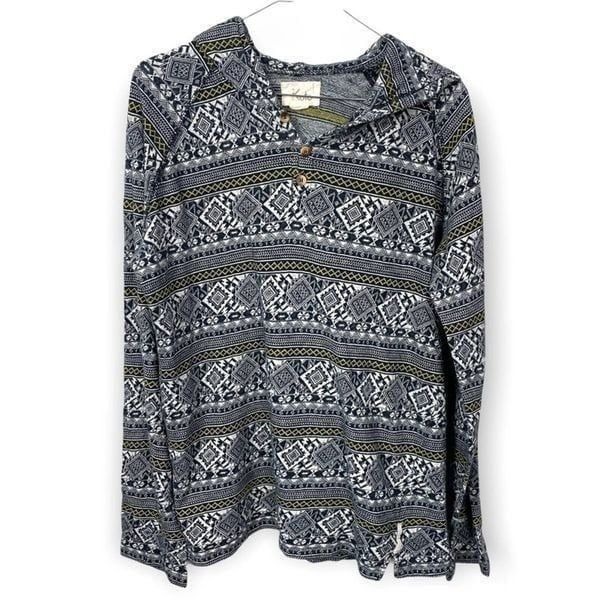 Koto pullover Aztec Pattern Light Weight hoodie