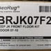 Bedrug Jeep JK front floor kit 2 door 07-10 Models
