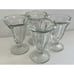 Set Of 4 6 Tall Libbey Glass Tulip Ice Cream Sundae Parfait Great Condition