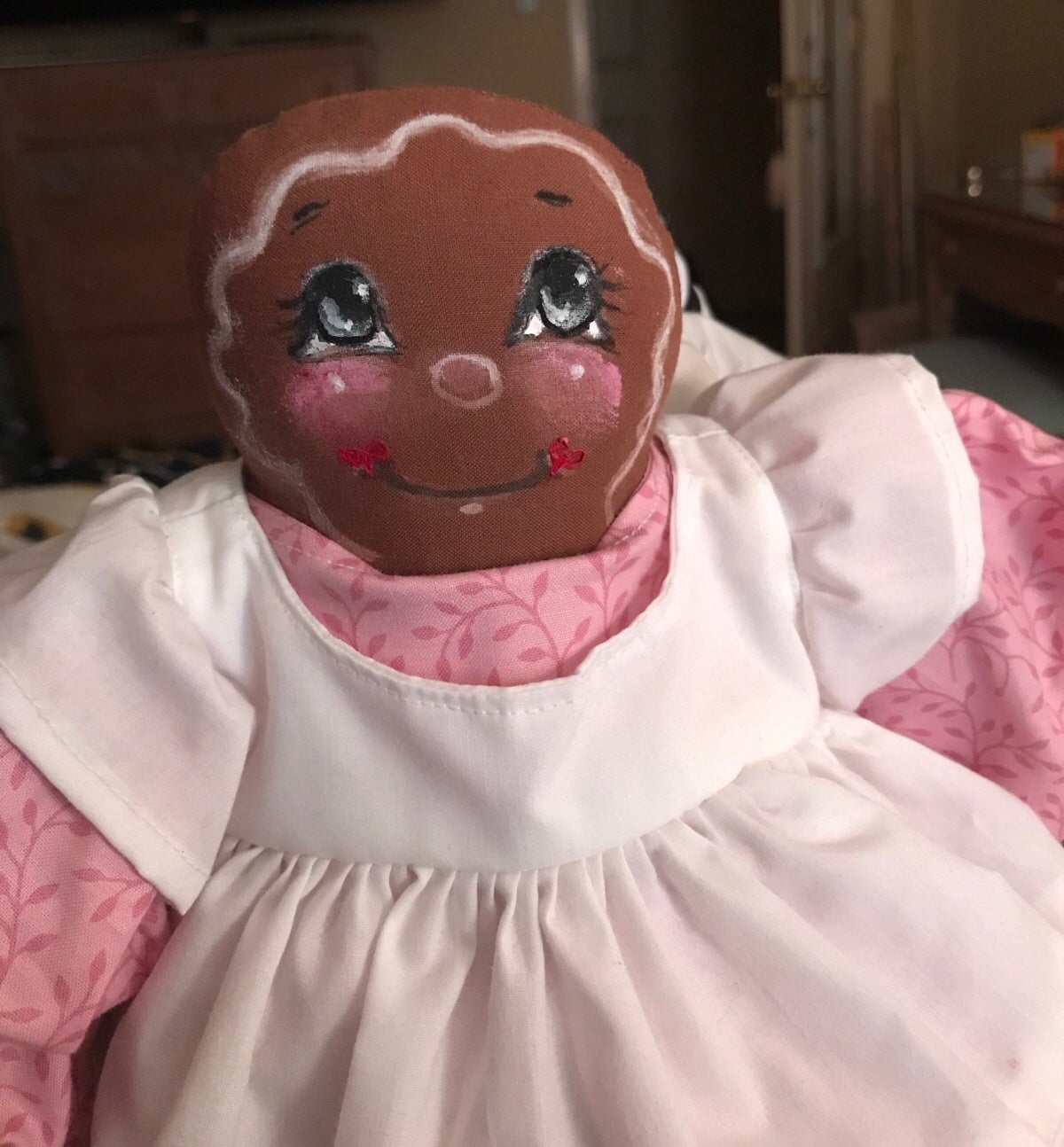Cute, adorable handmade, Gingerbread Doll