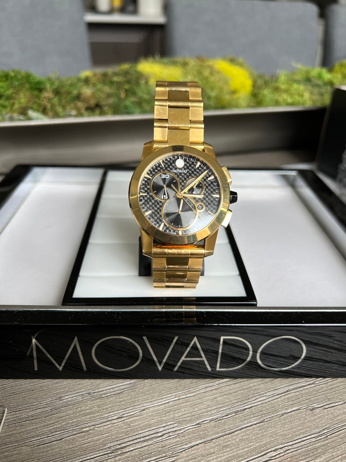 Movado Vizio Yellow Gold Rare!!!