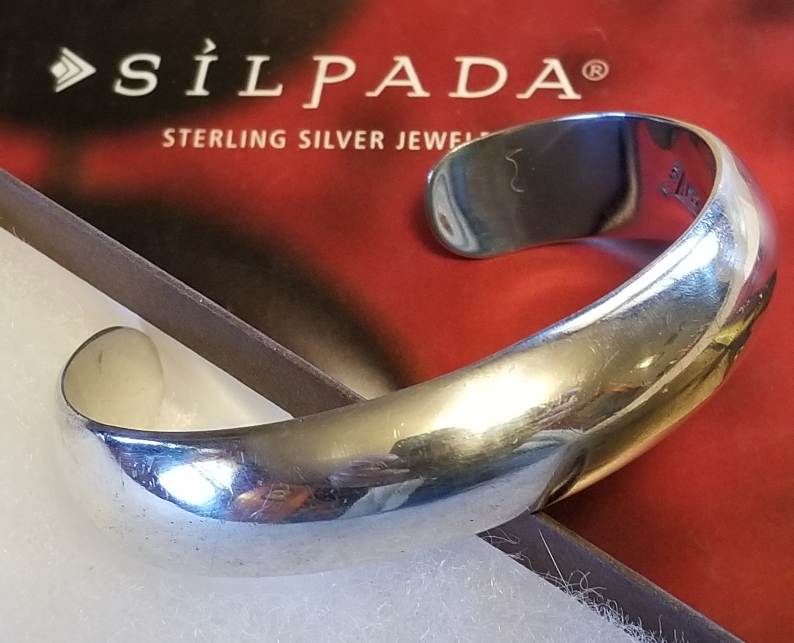 Rare Silpada Sterling Silver Cuff Bracelet