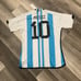 2022 Adidas Argentina Messi Jersey 3 Star Champion Patch Slim Fit 2XL