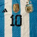 2022 Adidas Argentina Messi Jersey 3 Star Champion Patch Slim Fit 2XL