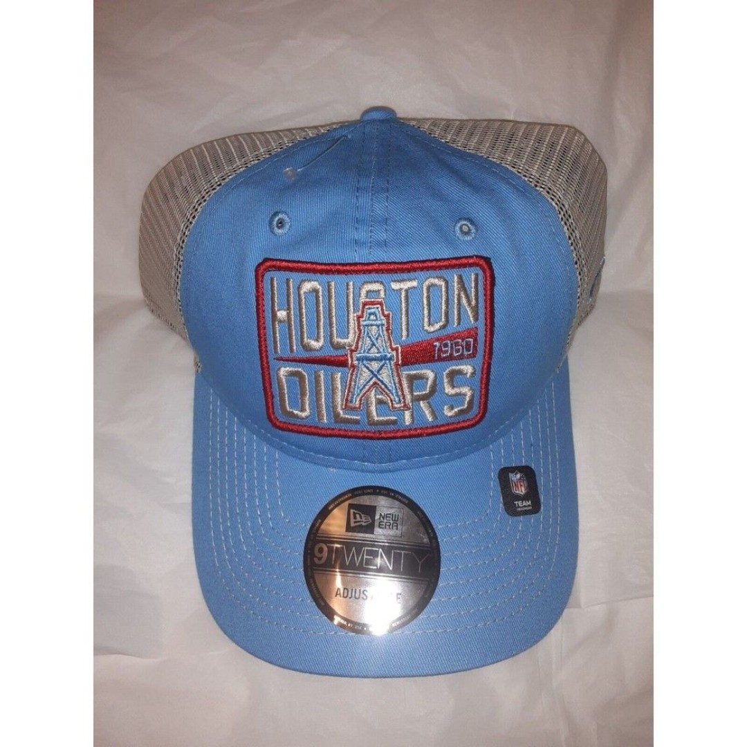 New Era Houston Oilers 9TWENTY Cap Hat SnapBack Mens OSFM Blue/gray NWT