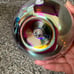 NEW Rainbow Fireworks Glass Electric Oil Burner Warmer G9 Halogen Lamp